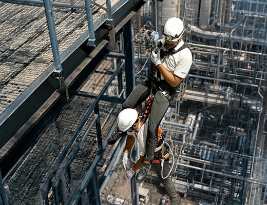 Advanced testing laboratory ensuring PPE safety standards