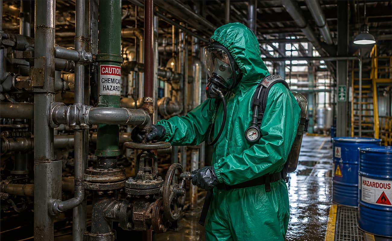 Chemical -Flame Retardant Coverall