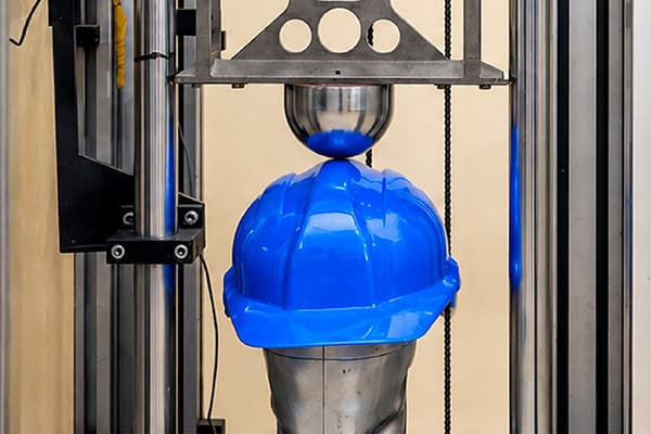 Advanced testing laboratory ensuring PPE safety standards